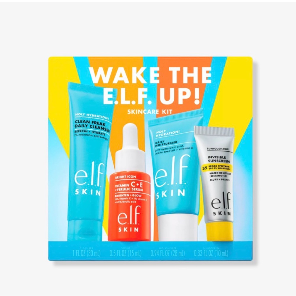 Elf skincare essentials 4 piece minis gift set NEW!